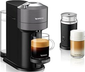 Nespresso Vertuo Next Coffee and Espresso Machine by De'Longhi with Milk Frother, 8 ounces, Dark Grey 12 Nespresso Vertuo Next by De'Longhi